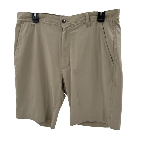 Footjoy Mens Khaki Golf Shorts W33 Polyester/Spandex Blend Comfortable Fit - Picture 1 of 7